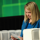 Marissa Mayer contemplates her next paycheck.